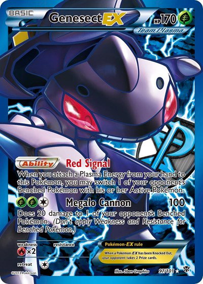 Genesect EX (Team Plasma) (97 Full Art) 