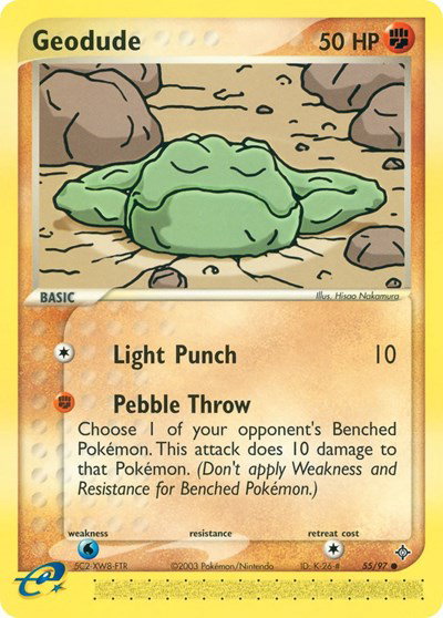 Geodude (55) 55 — EX Dragon