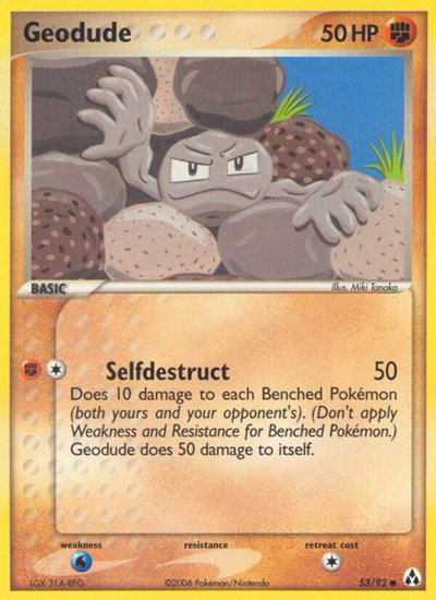 Geodude 53 — EX Legend Maker