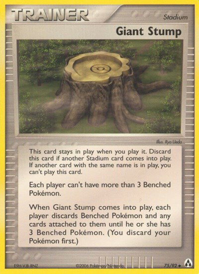 Giant Stump 75 — EX Legend Maker