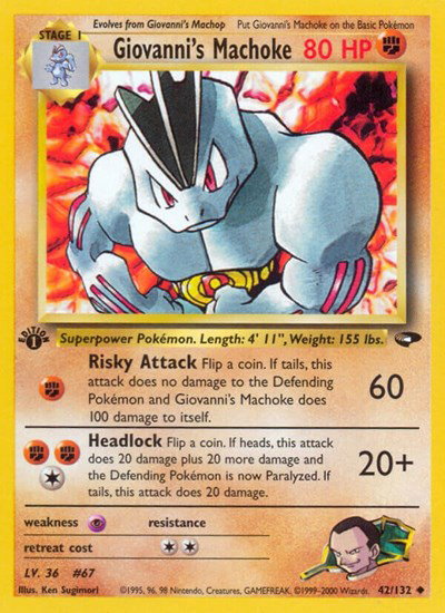 Giovanni's Machoke 42 — Gym Challenge