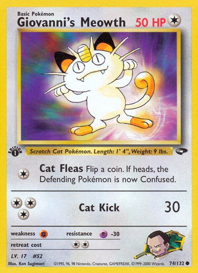 Giovanni's Meowth Unlimited 74/132