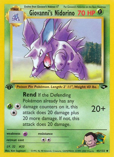 Giovanni's Nidorino 45 — Gym Challenge