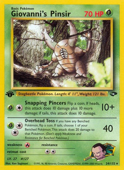 Giovanni's Pinsir 24 — Gym Challenge