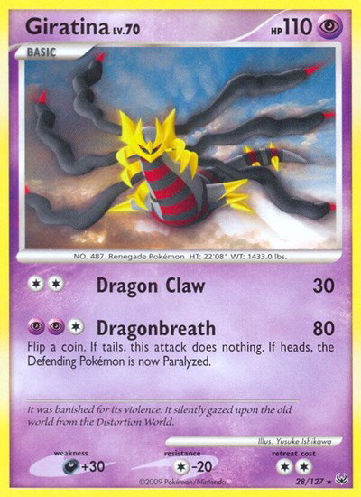 Giratina Lv. 70 28 — Platinum