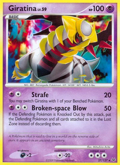 Giratina Lv. 59 27 — Platinum