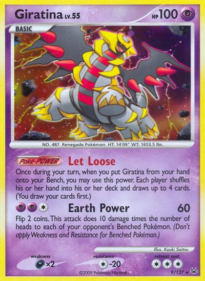 Giratina Lv. 55 9 — Platinum