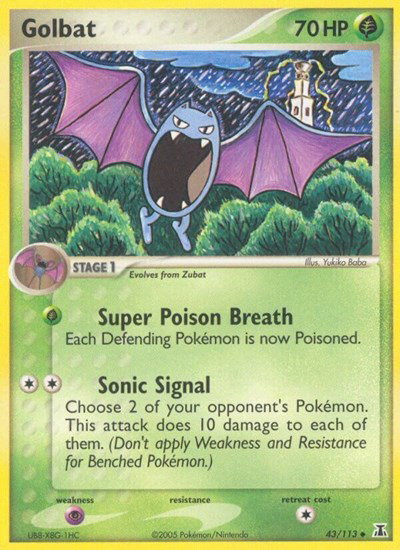 Golbat 43 — EX Delta Species