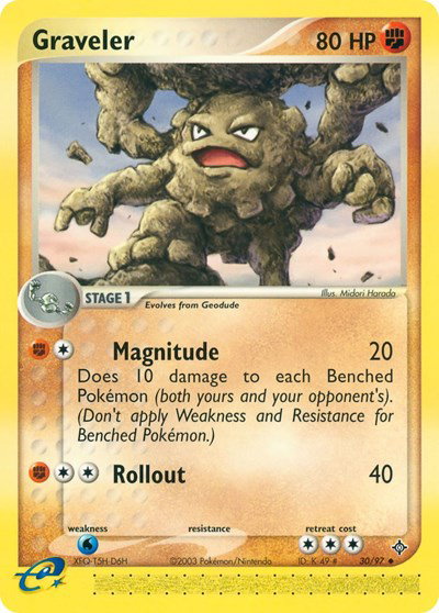Graveler (30) 30 — EX Dragon