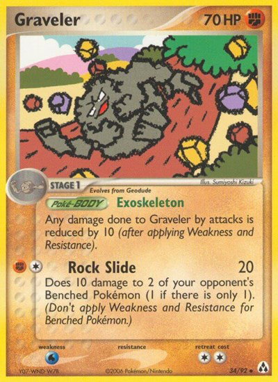 Graveler 34 — EX Legend Maker
