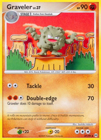 Graveler 37/99 — Platinum Arceus