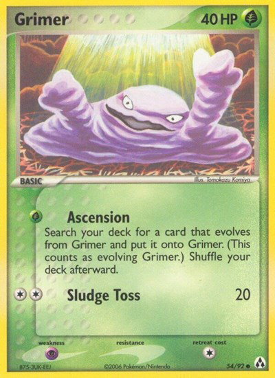 Grimer 54 — EX Legend Maker