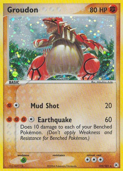 Groudon 102 — EX Hidden Legends