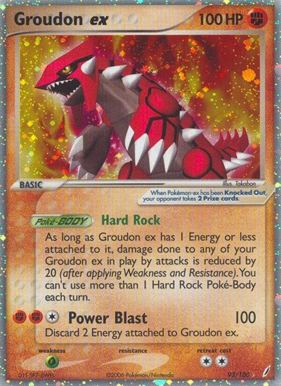 Groudon ex 93 — EX Crystal Guardians