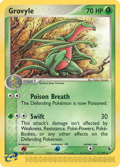 Grovyle (31) 31 — EX Ruby & Sapphire