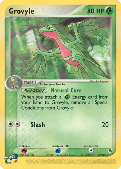 Grovyle (32) 32 — EX Ruby & Sapphire