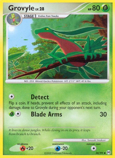 Grovyle (38) 38/99 — Platinum Arceus