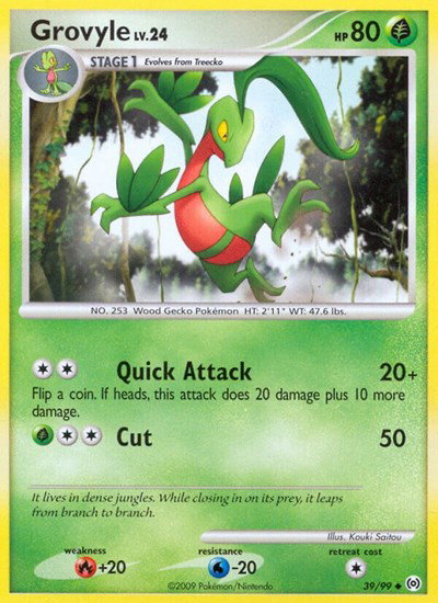 Grovyle (39) 39/99 — Platinum Arceus