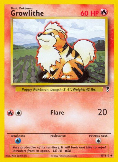 Growlithe 45 — Legendary Collection