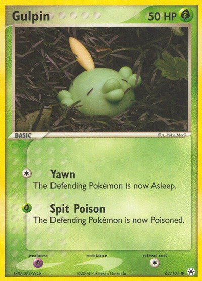 Gulpin 62 — EX Hidden Legends