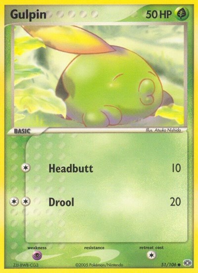 Gulpin 51 — EX Emerald
