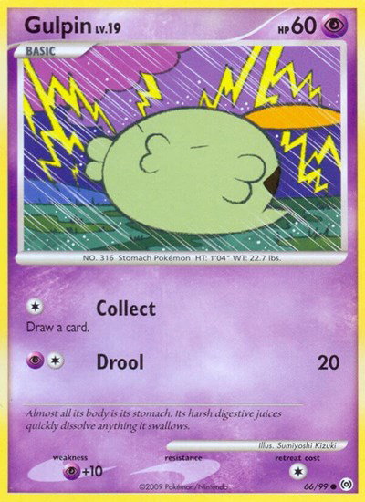 Gulpin (66) 66/99 — Platinum Arceus
