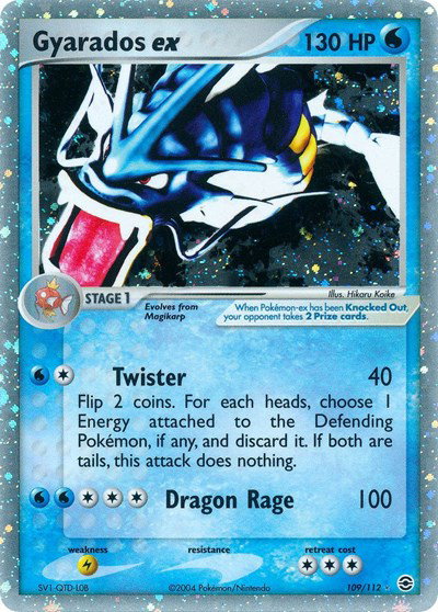 Gyarados ex 109 — EX FireRed & LeafGreen