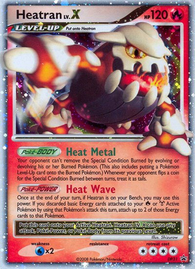 Heatran Lv.X DP31 — Diamond and Pearl Promos