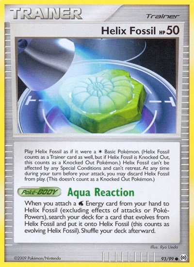 Helix Fossil 93/99 — Platinum Arceus