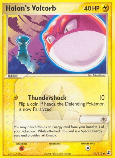 Holon's Voltorb 71 — EX Delta Species