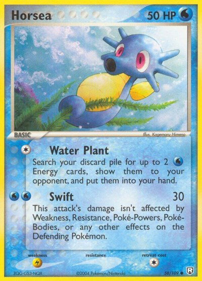 Horsea 58 — EX Team Rocket Returns