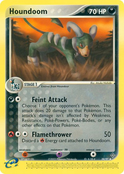 Houndoom 34 — EX Dragon
