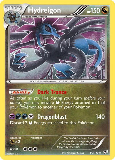 hydreigon pokemon card stage 2 price 067/086 Hydreigon Ex