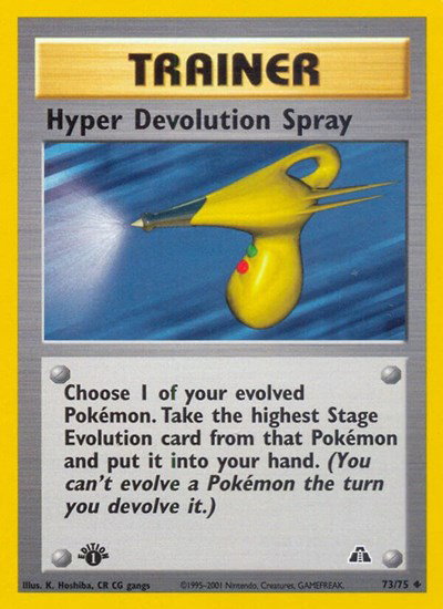 Hyper Devolution Spray 73 — Neo Discovery