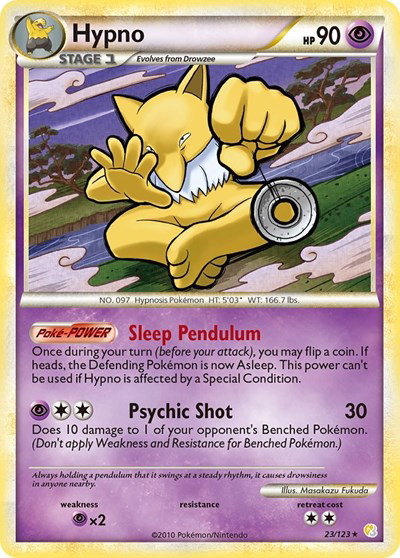 Hypno 23 — HeartGold SoulSilver
