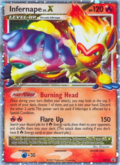 Infernape Lv.X DP10 — Diamond and Pearl Promos