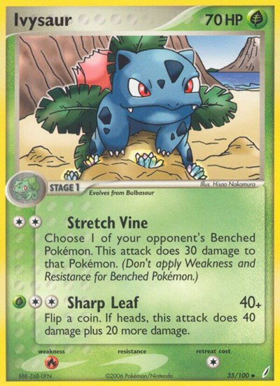 Ivysaur (35) 35 — EX Crystal Guardians