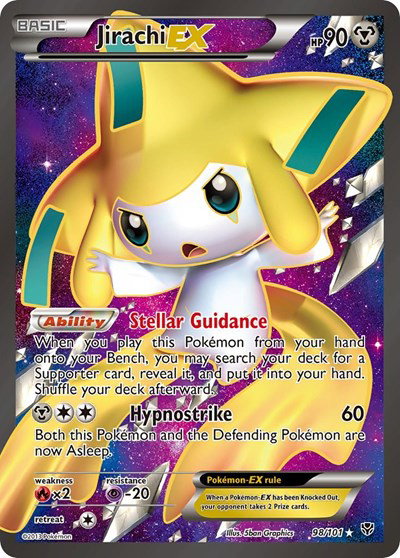 Jirachi EX (98 Full Art) 98 — Plasma Blast