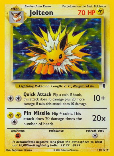 Jolteon 14 — Legendary Collection