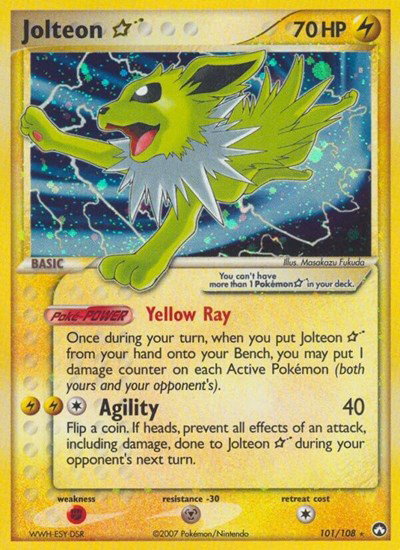 Jolteon Gold Star 