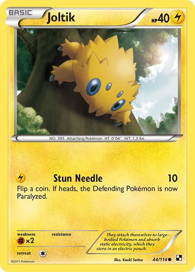 Joltik (44) 44 — Black and White