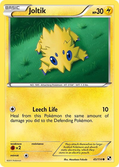 Joltik (45) 45 — Black and White