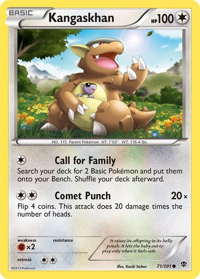 Kangaskhan 71 — Plasma Blast