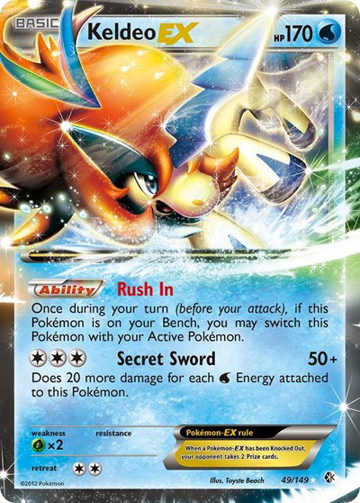 Keldeo EX 49 — Boundaries Crossed