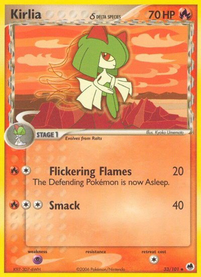 Kirlia (Delta Species) 33/101 — EX Dragon Frontiers