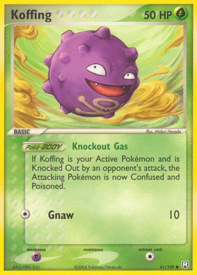 Koffing 61 — EX Team Rocket Returns