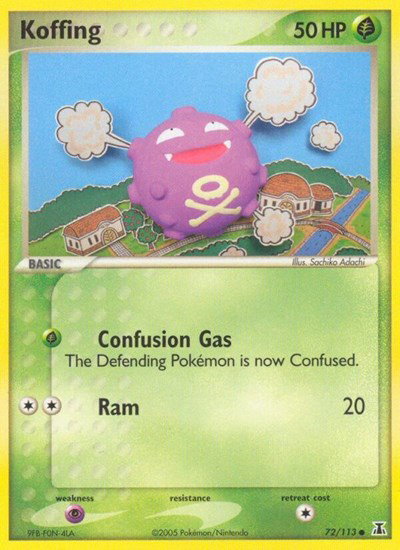Koffing 72 — EX Delta Species
