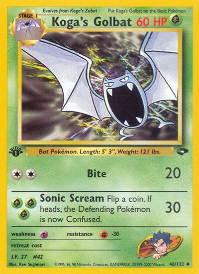 Koga's Golbat 46 — Gym Challenge