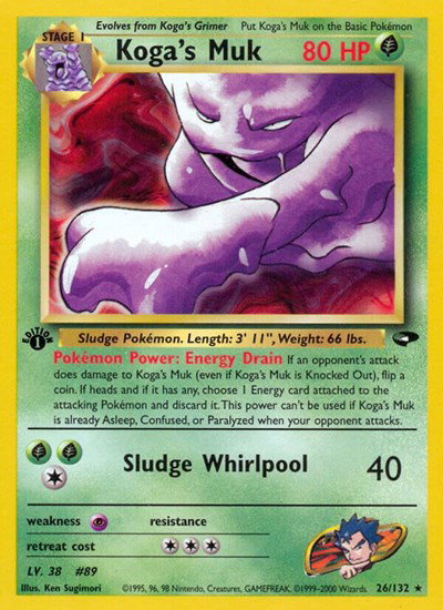 Koga's Muk - 26 - Gym Challenge Pokemon - Collectr