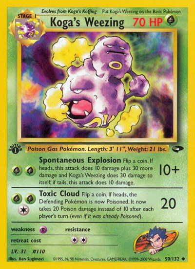 Koga's Weezing 50 — Gym Challenge